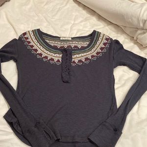 Free People long sleeve shirt